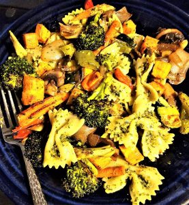 pasta pesto primavera